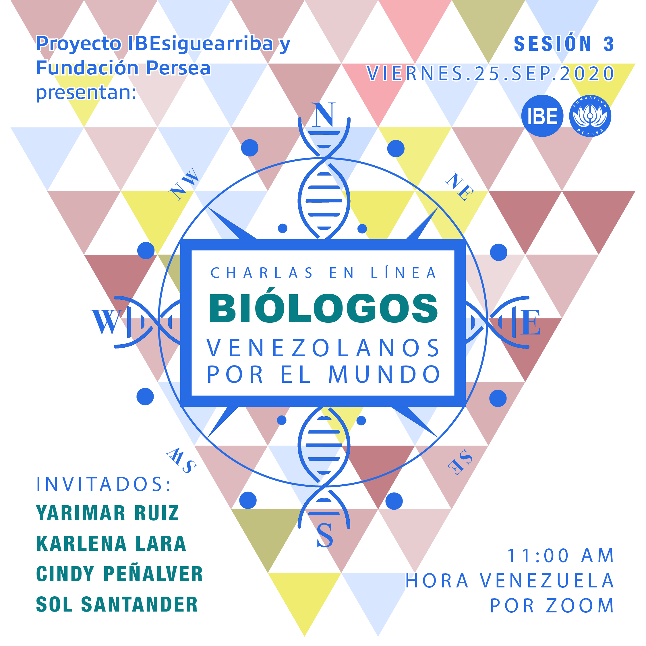 Biólogos venezolanos por el mundo. Sesión 3.